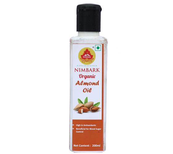 Nimbark Organic Almond Oil | Almond Oil for Hair and Skin | Moisturizing Oil | Skin Oil 200ml